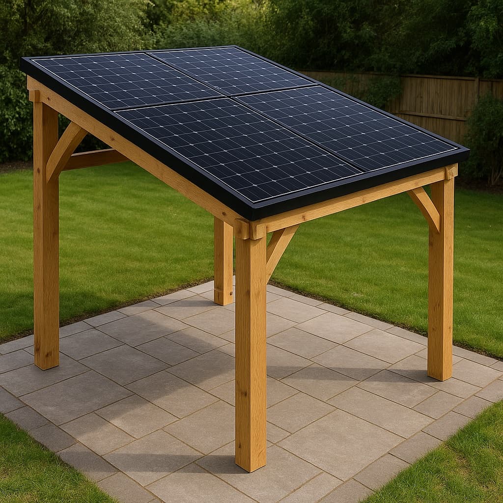 Professional Commercial Solar Pergola Across Wolverhampton